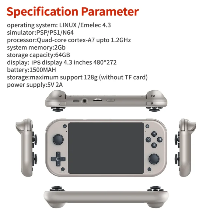 BOYHOM M17 Retro Handheld Video Game Console Open Source Linux System - Image 5