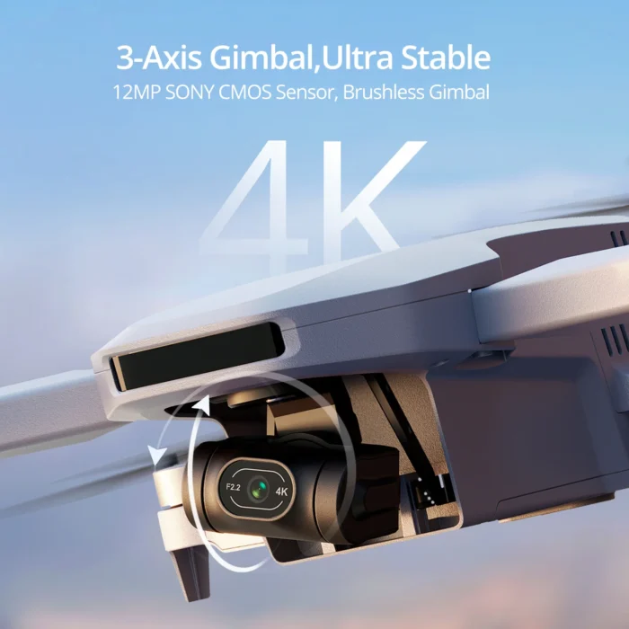 Mini Drone 3 Axis Gimbal 6KM GPS 4K Professional - Image 2